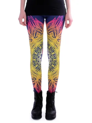 Produktbild von cosey - Mandala-Line Leggings (Einheitsgröße) - Design Mandala Lichter