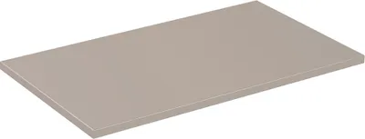 A 3D rendering of a rectangular countertop or shelf.