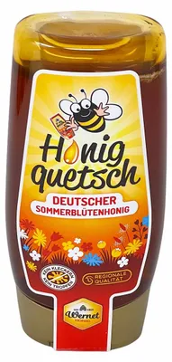 Produktbild von Honig Wernet Traditionsimker Honigquetsch - deutscher Sommerblütenhonig 350 Gramm