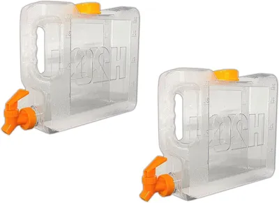 Productafbeelding van Set van 2 drankdispensers voor koude dranken met tapkraan - 3,5 L