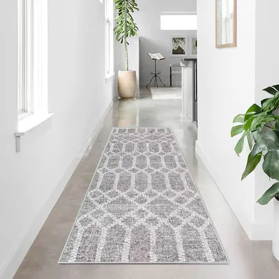 Image de Tapis antidérapant pour couloir et cuisine, lavable et doux