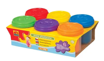 Zdjęcie produktu dla Masa plastyczna, 6x140 g