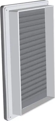 Produktbild von Lüftungsgitter mit Maschenweite Weiß 140x140mm