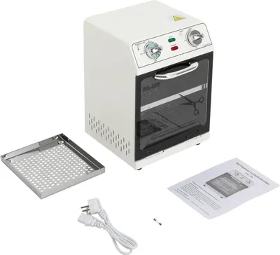 Obrázok produktu pre Sterilizátor horúcim vzduchom – SM-220 – 2 úrovne – objem 8 l – 600 W – až 220 °C – 60-minútový časovač – pre nástroje na manikúru a kaderníctvo