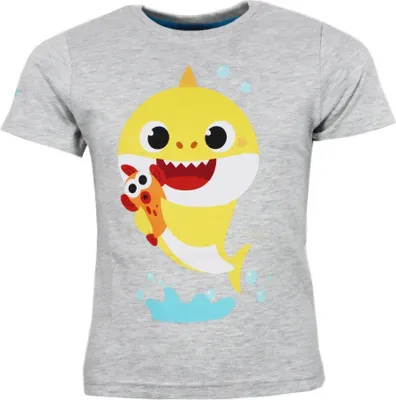 Produktbild von Baby Shark Hai Kinder Baby Jungen kurzarm T-Shirt Shirt – Grau / 98