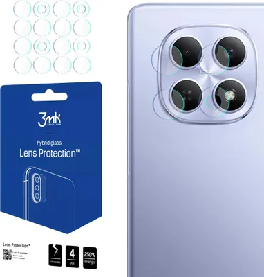 Produktbild von 4x Kameraglas 3mk für Xiaomi Redmi Note 15 - Durchscheinend KP39646