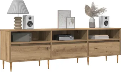 Produktbild von vidaXL TV-Schrank Artisan-Eiche 150x30x44,5 cm Holzwerkstoff