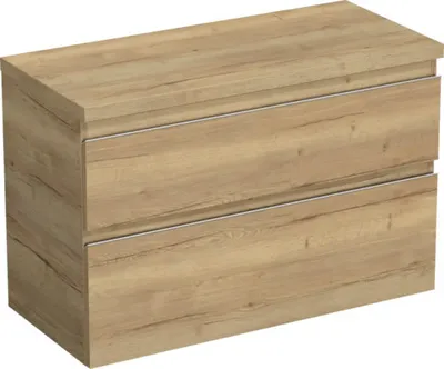 Obrázok produktu pre Skrinka pod umývadlo Jungborn TRENTA dub halifax prírodný 96,7 x 64,6 x 44,5 cm