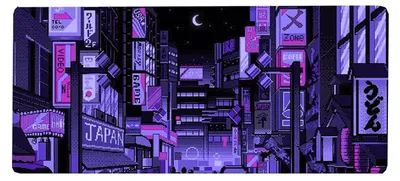 Image de Solidchoice - Tapis de souris rétro au motif anime, idéal pour les jeux et le travail
