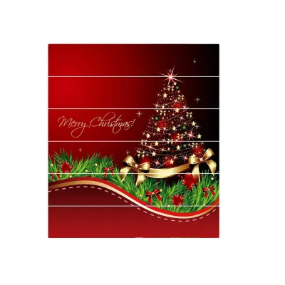 Imagen del producto de Adhesivo decorativo navideño en 3D para escaleras, calcomanía para escaleras, decoración familiar, resistente al agua. #Navidad, torre