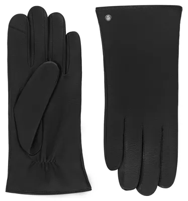 Roeckl klassicher Herren Lederhandschuh Boston Touch in schwarz