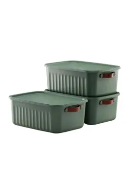 Produktbild von Tobeyz – Aufbewahrungsbox – Aufbewahrungsdose – Aufbewahrungskorb – 10L BPA-freie Kunststoffbox mit Deckel – Nestbar und stapelbar