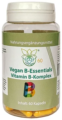 Produktbild von VITARAGNA Vitamin B Komplex 60 Kapseln B1 B2 B5 B6 Biotin Folat B12