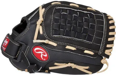 Produktbild von Rawlings RSS120C 12 Inch Leather Palm Slowpitch Softball Glove | Left Hand Catch Baseball/Softball Artikel