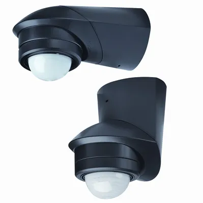Produktbild von Grothe McGuard professional BM240sw Passiver Infrarot-Sensor (PIR) Verkabelt Decke/Wand Schwarz (94534)