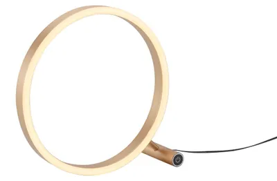 Produktbild von LED Tischleuchte, Touchdimmer, Ring messing matt, D 28 cm