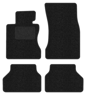 Produktbild von Velours-Fußmatten für BMW 5 E60 2003-2010 (Limousine) – 4-tlg, Anthrazit, passgenau – Wielganizator ANTHRA