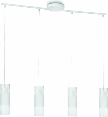 Produktbild von Philips myLiving Pendelleuchte 409913116, Nicht austauschbare(s) Leuchtmittel, 4 Glühbirne(n), LED, 220-240 V, Weiß