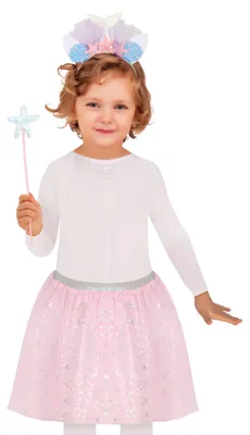 Immagine prodotto di Guirca Set bacchetta magica e tutù per bambini con disegno Ariel Taglia unica