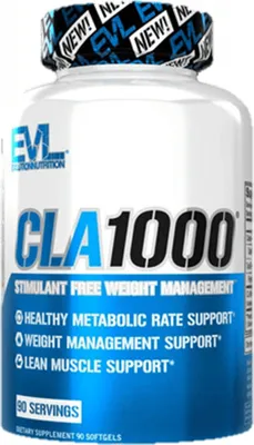 Produktbild von EVL Nutrition CLA1000 Softgels (90) Standard - Diät & Gewichtsmanagement - CLA