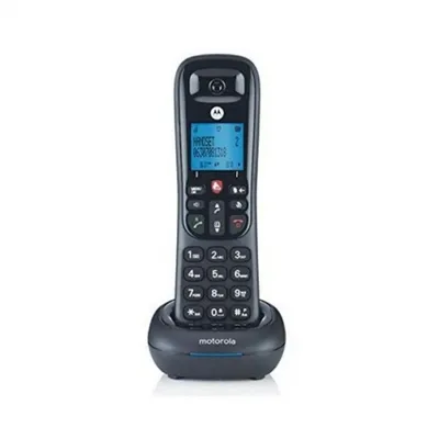 Obrázok produktu pre Motorola CD4001, DECT telefón, Bezdrôtový handset, Hlasitý odposluch, 50 položky, ID volajúceho, Čierna