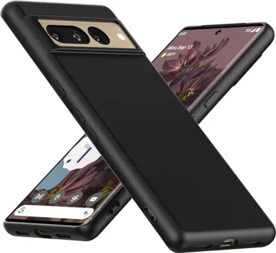 Immagine prodotto di Per Google Pixel 8 Pro Protezione in silicone nero Custodia del telefono cellulare Custodia Cover Nuovo