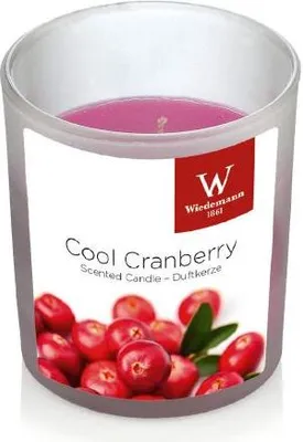 Produktbild von 4er Set Duftkerze im Glas Cranberry 79 x 71 mm, 25 Stunden Brenndauer