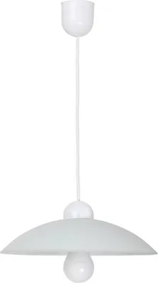 Produktbild von Rabalux 4615 Pendelleuchte 1 Spot Cupola range, E27, weiß, rund, Standard, ø325mm