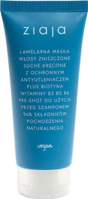 Zdjęcie produktu dla Ziaja, Lamelarna maska włosy zniszczone, suche, kręcone, 100 ml