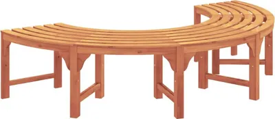 Produktbild von Baumbank Natur 160 x 80 x 45cm Massives Eukalyptus Holz