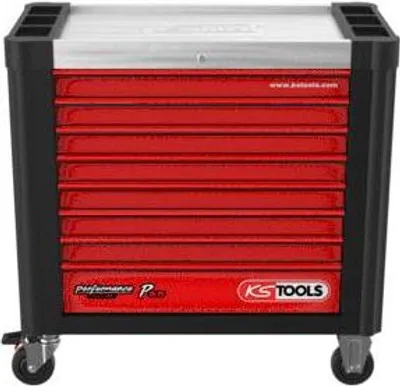 Produktbild von KS Tools PERFORMANCEplus P25 SCHWARZ/ROT Werkstattwagen