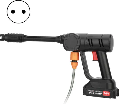 Produktbild von Kabelloser Autowascher, verstellbare Düse, 2 Akkus, 1 Ladegerät, mit Eimer, Wasserleitung, 180 W, Metallwaschanlage, Hochdruckstrahl, Wasserwaschreiniger, Autozubehör