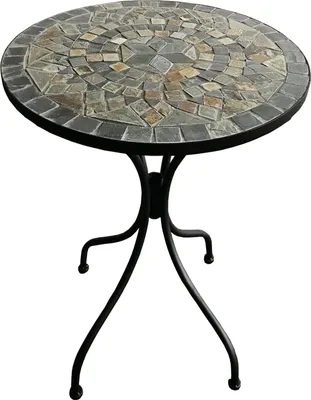 Produktbild von Mosaik Mosaiktisch Gartentisch Bistrotisch Fein Tisch Ø 60 x H 70 cm