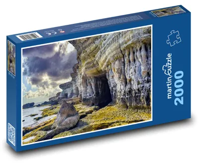 Obrázek produktu pro Puzzle 2000 Pobřežní útes s jeskyní - martinpuzzle