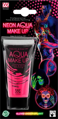 Produktbild von WIDMANN Aqua Make Up Neon pink 8003558099702