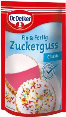 Produktbild von Dr. Oetker Fix & Fertig Zuckerguss Classic, 20er Pack (20x 125 g)