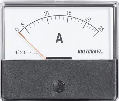 Zdjęcie produktu dla Voltcraft AM-70X60/25A Einbau-Messgerät AM-70X60/25A 25 A Dreheisen (AM-70X60/25A)
