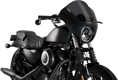 Immagine prodotto di Cupolino PUIG semicarenato fumè scuro per Harley davidson