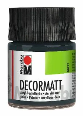 Produktbild von Marabu-Dekormatt, 50ml Dunkelgrau
