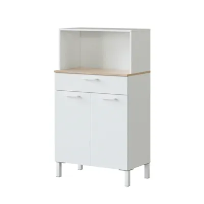 Produktbild von CALICOSY - Küchenbuffet mit 2 Türen und 1 Schublade Kira - L72 x H126 cm