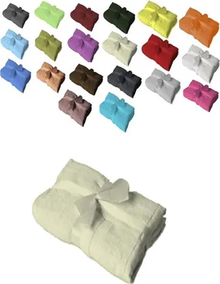 Produktbild von 4 x Badvorleger 700 g/m² 50 x 80 cm Naturweiß