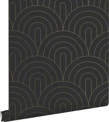 Zdjęcie produktu dla ESTAhome Tapeta motyw art déco czarno-białym 53 cm x 10.05 m