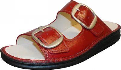 Produktbild von Finn Comfort Damen Pantoletten in Rot, Größe 39