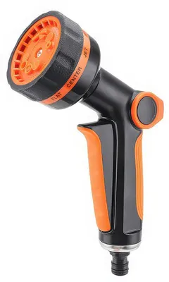 Produktbild von Multifunktions Gartenschlauch Sprühdüse mit 10 Einstellungen Hochdruck Wasserpistole mit Gummigriff einstellbarer Strahl für Reinigung und Bewässerung
