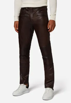 Immagine prodotto di Pantaloni uomo in pelle jeans Ricano FRANKLIN - Marrone / 30