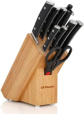 Imagen del producto de Bloque de cuchillos Silecomplaza, con cuchillos, acero inoxidable