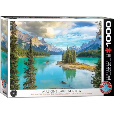 Zdjęcie produktu dla Puzzle 1000 elementów Malownicze jezioro Maligne, Alberta