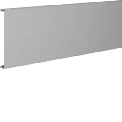 Produktbild von Hager BA71202, Kabelrinnenabdeckung, Grau, PVC, 120 mm, 2000 mm