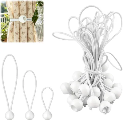 Obrázok produktu pre elastické napínacie popruhy, 30 kusov, 10 cm / 15 cm / 20 cm, priemer 4 mm, pre plachty