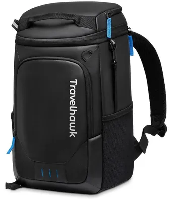 Produktbild von Travelhawk Kühlrucksack 21 L – Kühltasche – Schwarz